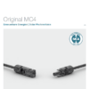 Der MC4-Stecker von Stäubli ist eine sichere und effiziente Verbindungslösung für Photovoltaikanlagen. Das Set umfasst einen männlichen und einen weiblichen Stecker, gefertigt aus witterungsbeständigen Materialien mit Schutzart IP68 und geeignet für Temperaturen von -40°C bis +90°C.