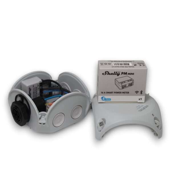 Einspeisesteckdose mit "Shelly PM Mini 3.Gen" WiFi, Wieland Einbau-Buchse RST20I3